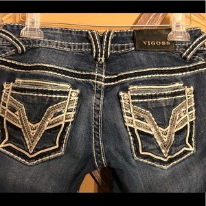 Vigoss Dublin Capri Dark Stretch Jeans 3/4